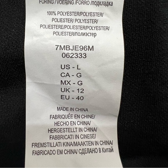 NWT Bar III | Feathered Daze Bikini Bottoms Size Large Reversible Multi & Black - Picture 10 of 16